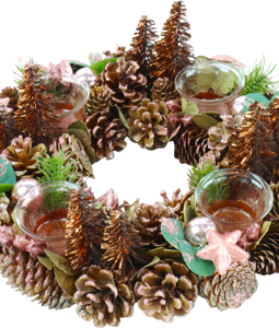 4343 CANDLEWREATH ROSÉ REVERIE